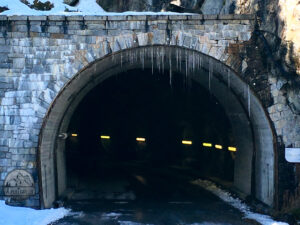 Eingang des letzten Zufahrtstunnel zum Schlegeisspeicher